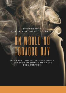 no tobacco day